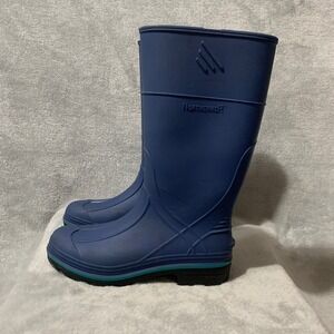 Northerner Rubber Rain Boots Blue‎ USA Made Waterproof Mens 4 Womens 6